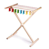 Bigjigs Toys Wooden Pretend Play Clothes Airer - McGrocer