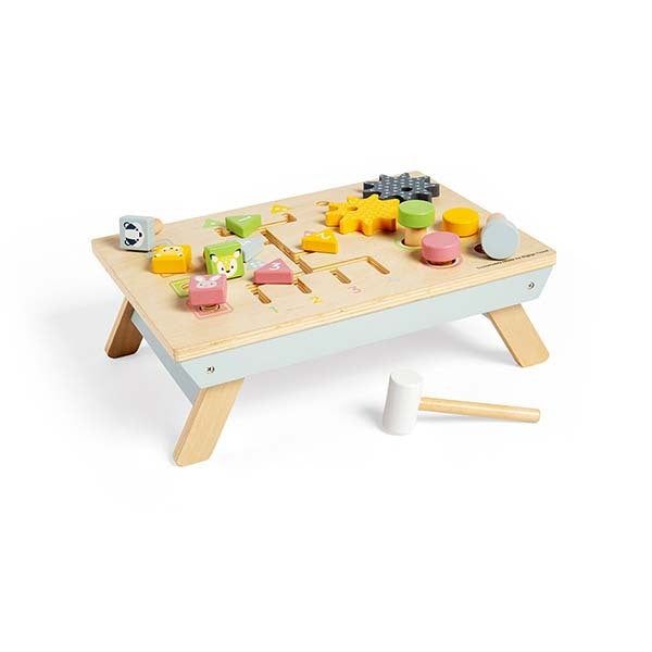 Bigjigs Toys Wooden Table Top Activity Bench - McGrocer