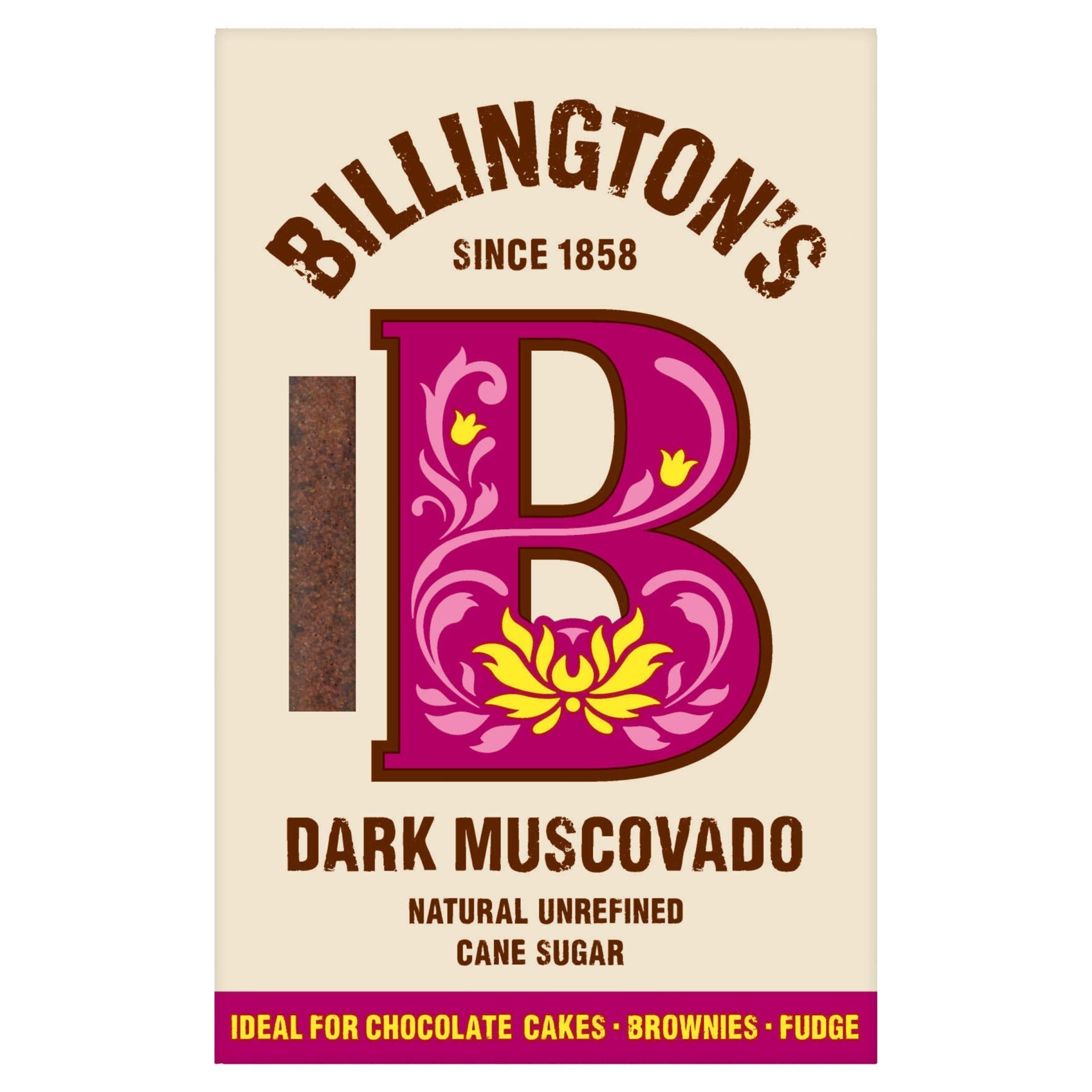Billington's Dark Muscovado Sugar 500g - McGrocer