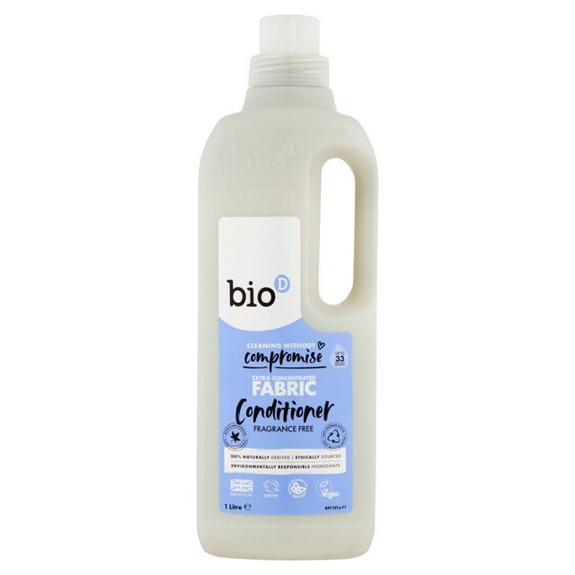 Bio-D Fragrance Free Fabric Conditioner   1L - McGrocer