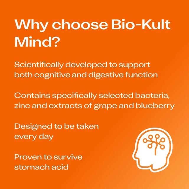 Bio-Kult Probiotics Mind Gut Supplement Capsules   60 per pack - McGrocer