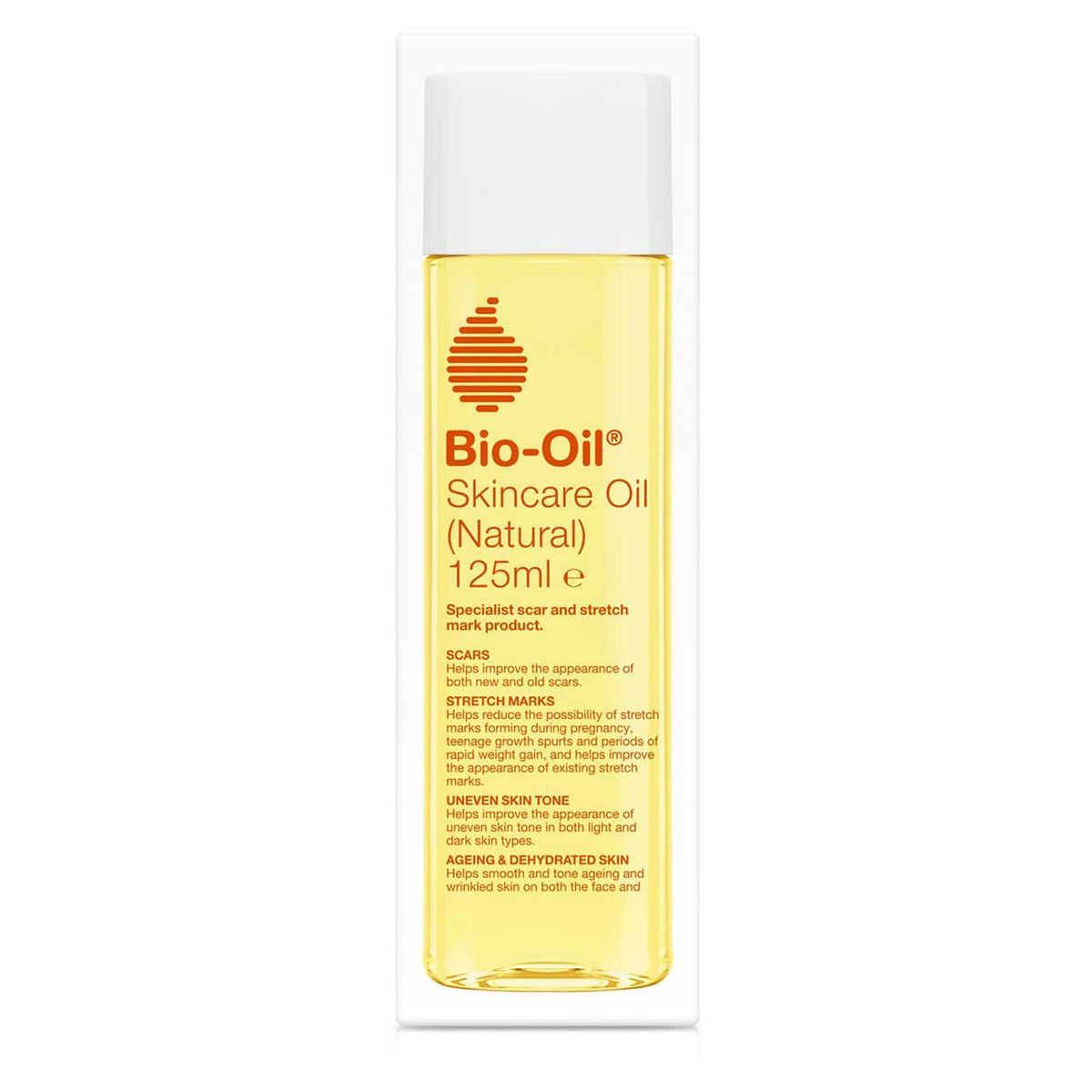 Bio-Oil Natural Oil 125ml Skincare Oil For Scars, Stretch Marks And Uneven Skin Tone - McGrocer