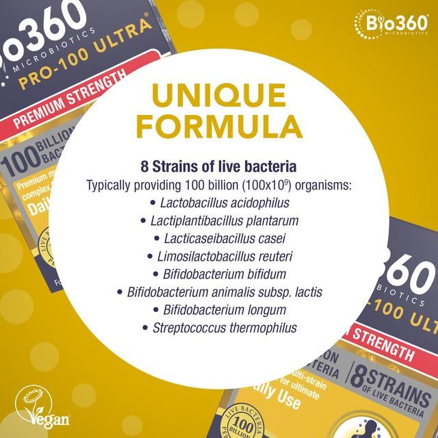 Bio360 Pro-100 Ultra Capsules from Natures Aid   30 per pack - McGrocer