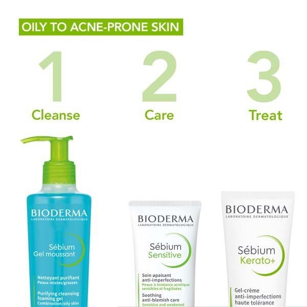Bioderma Sébium Purifying Foaming Gel  Acne-Prone Skin 200Ml - McGrocer