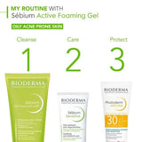 Bioderma Sebium Active Foaming Gel Oily To Acne-Prone 200Ml - McGrocer