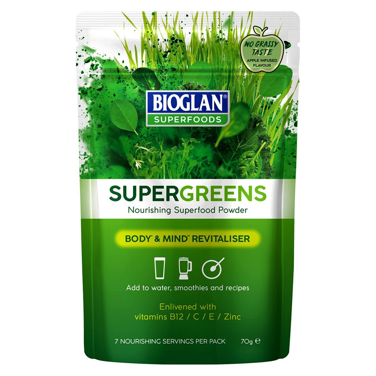 Bioglan Superfoods Supergreens - 70g - McGrocer