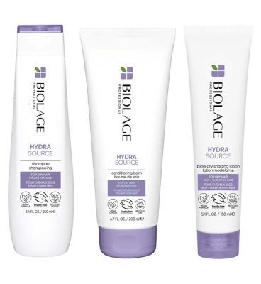 Biolage Professional Hydrasource Hydrating Shampoo, Conditioner & Blow Dry Shaping Lotion for dry hair - McGrocer