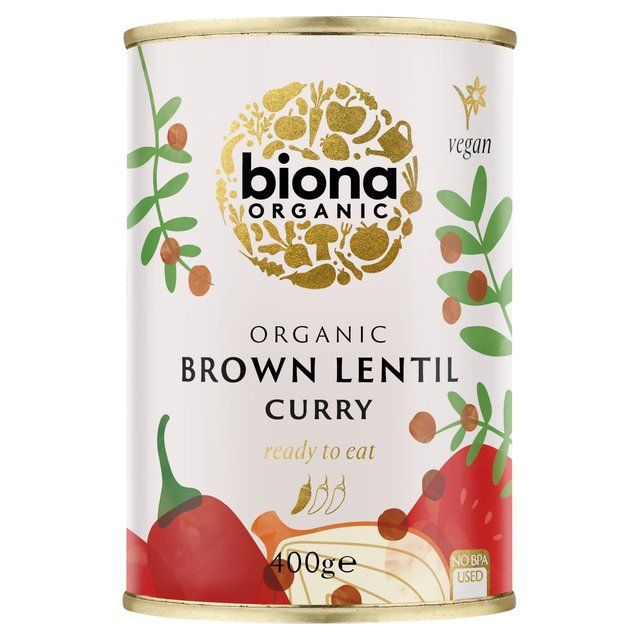 Biona Organic Brown Lentil Curry   400g - McGrocer