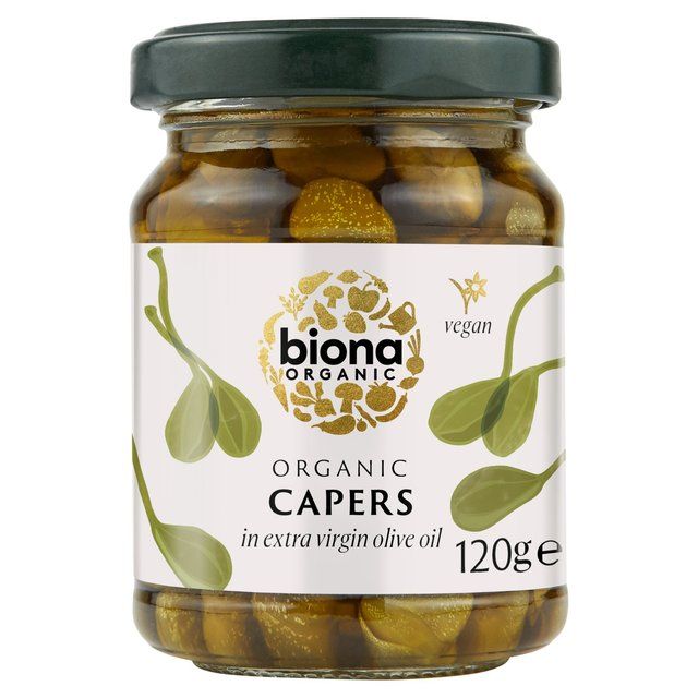Biona Organic Capers in Extra Virgin Olive Oil   120g - McGrocer