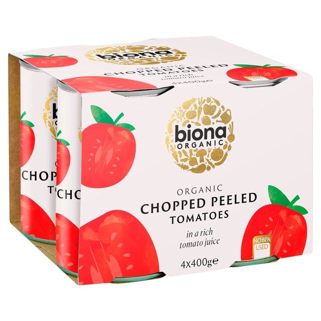 Biona Organic Chopped Tomatoes   4 x 400g - McGrocer