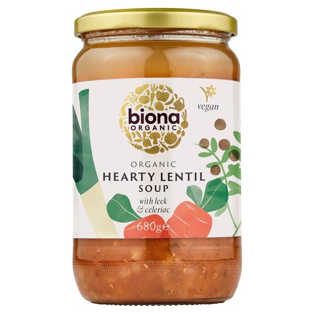 Biona Organic Hearty Lentil Soup   680g - McGrocer