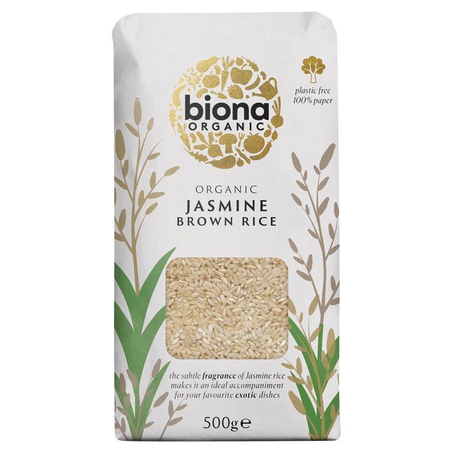 Biona Organic Jasmine Rice Brown   500g - McGrocer