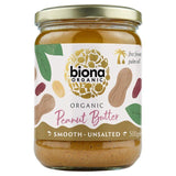 Biona Organic Peanut Butter Smooth   500g - McGrocer