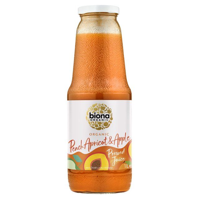 Biona Organic Pressed Peach Apricot & Apple Juice   1L - McGrocer