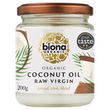 Biona Organic Raw Virgin Coconut Oil   200ml - McGrocer