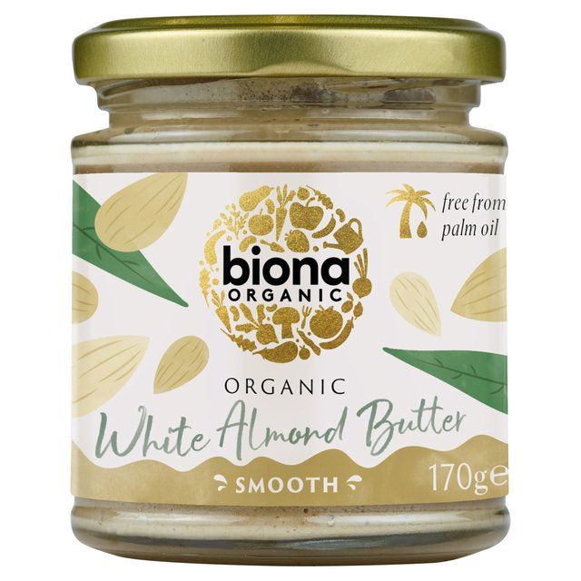 Biona Organic White Almond Butter   170g - McGrocer