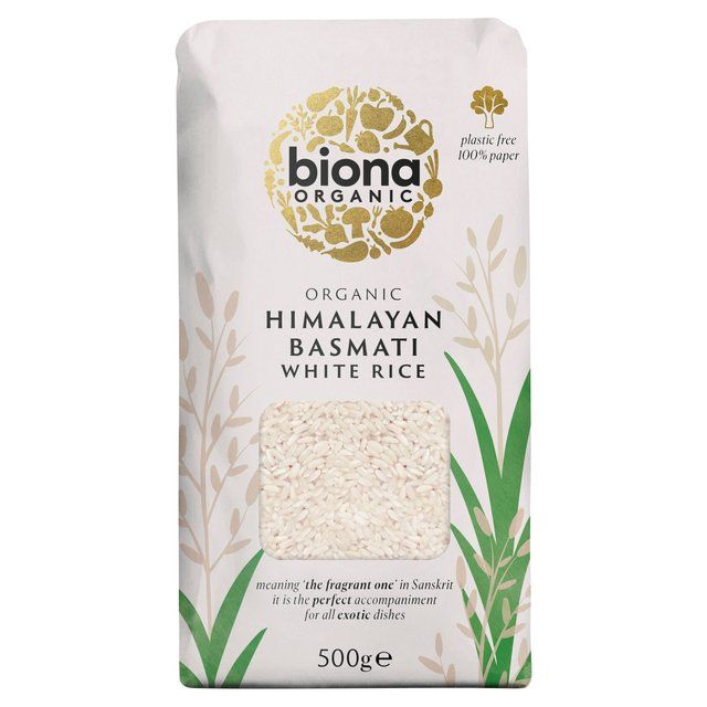 Biona Organic White Basmati Rice   500g - McGrocer