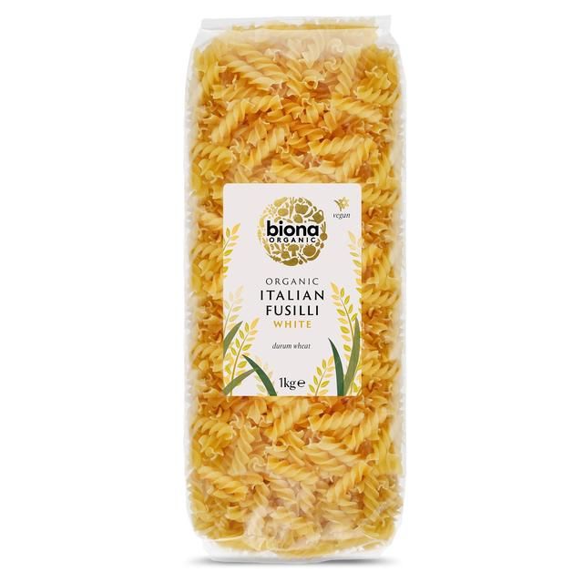 Biona Organic White Fusilli Pasta   1kg - McGrocer