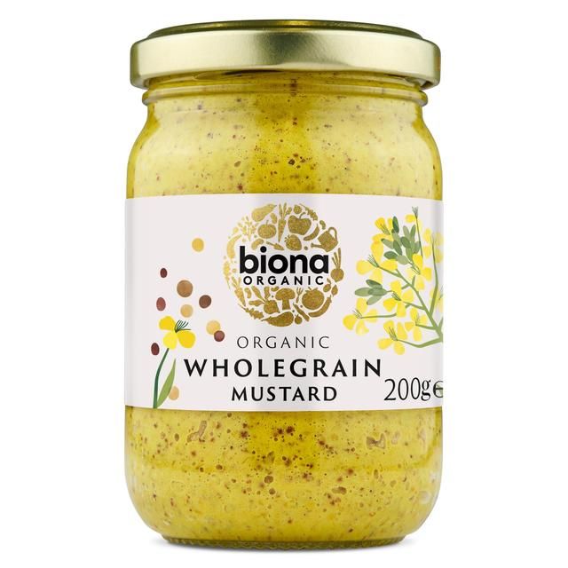 Biona Organic Wholegrain Mustard   200g - McGrocer
