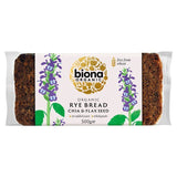 Biona Organic Yeast Free Rye Chia & Flax Seed Bread   500g - McGrocer