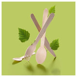 BioPak Wooden Spoons   10 per pack - McGrocer