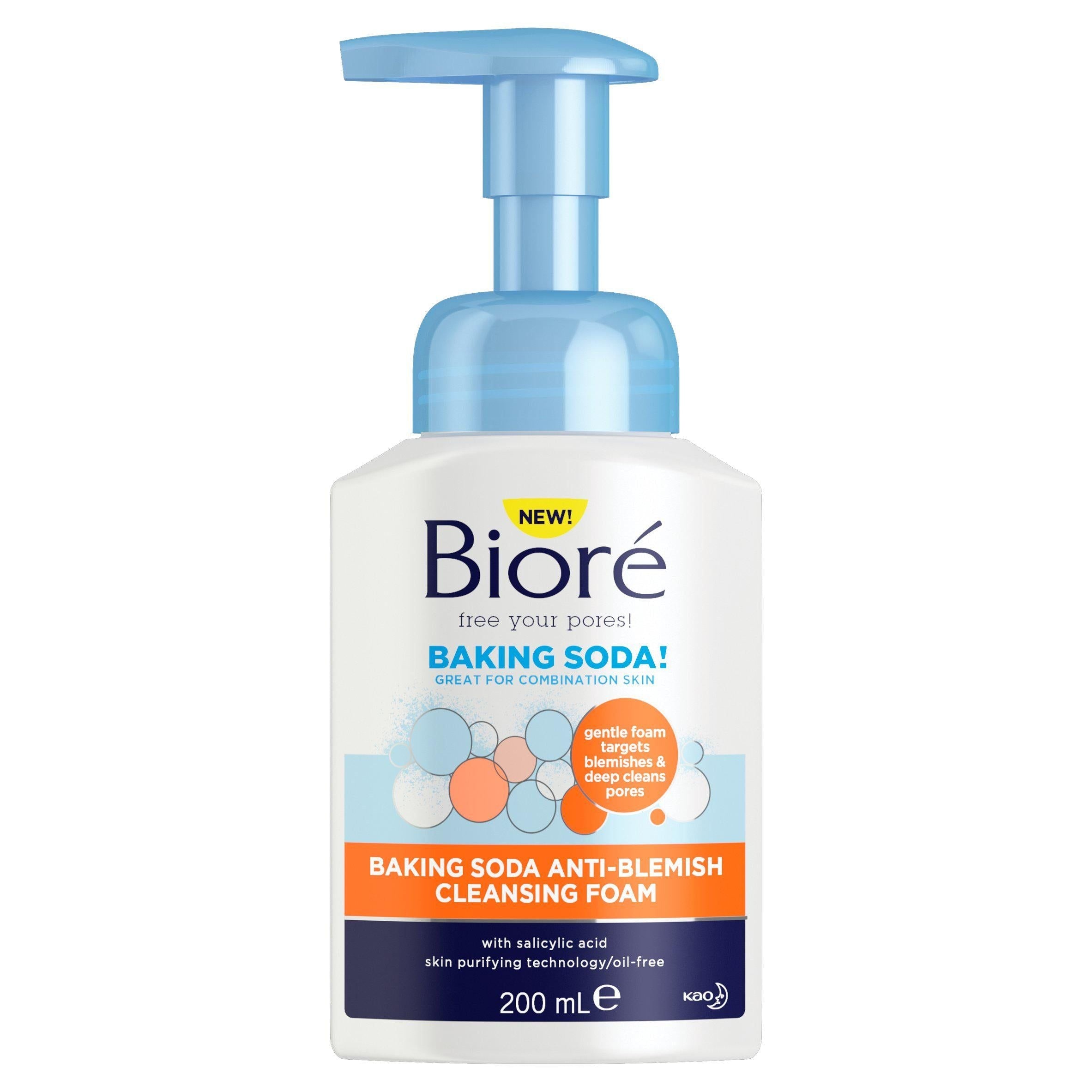 Bioré Baking Soda Anti-Blemish Cleansing Foam 200ml - McGrocer