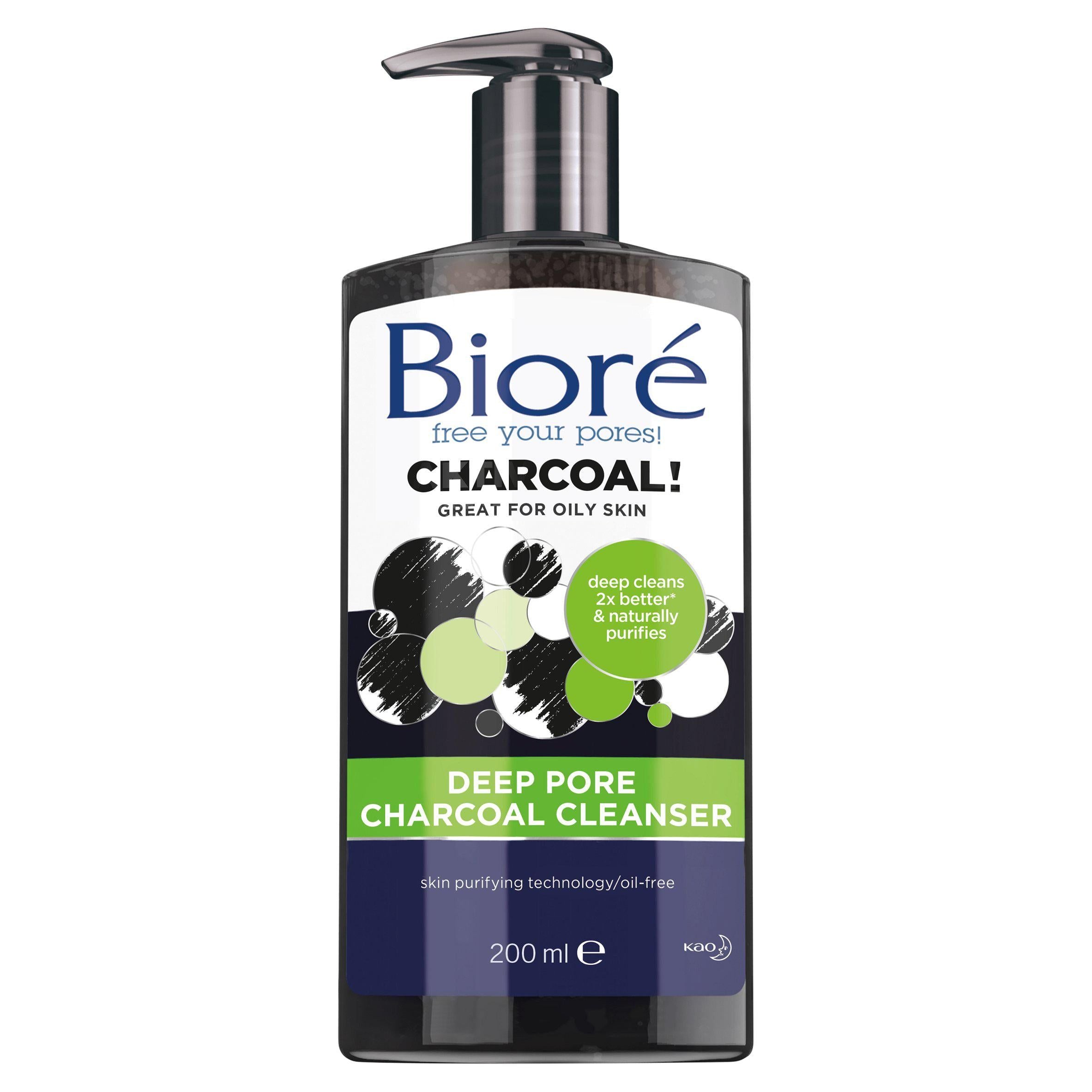 Bioré Deep Pore Charcoal Cleanser 200ml - McGrocer