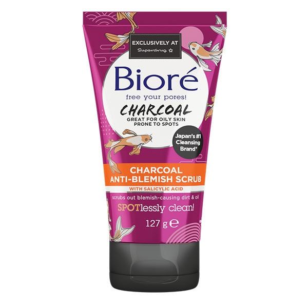 Biore Charcoal Anti-Blemish Face Scrub 127g - McGrocer