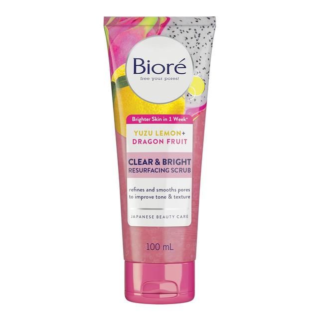 Biore Clear & Bright Resurfacing Scrub   100ml - McGrocer