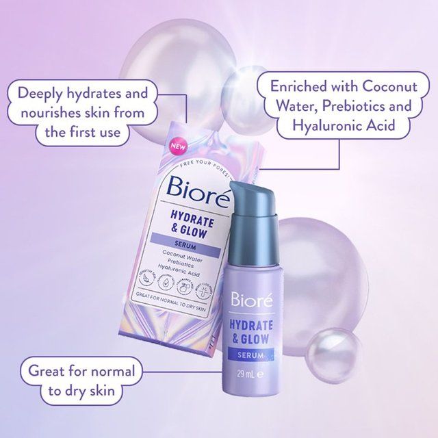 Biore Dewy Hydration Plumping Serum for Normal to Dry Skin   29ml - McGrocer