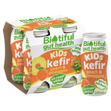 Biotiful Gut Health Peach & Pineapple Kids Kefir   4 x 100ml - McGrocer