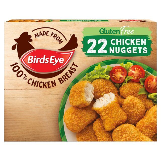 Birds Eye 22 Gluten Free Breaded Chicken Nuggets   455g - McGrocer