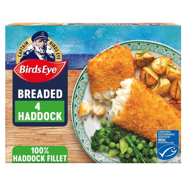 Birds Eye 4 MSC Breaded Haddock Fish Fillets   440g - McGrocer