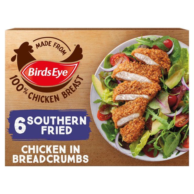 Birds Eye 6 Southern Fried Breaded Chicken Breast Steaks   540g - McGrocer