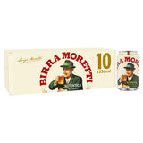 Birra Moretti Premium Lager Cans 10x330ml - McGrocer