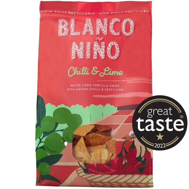 Blanco Nino Chilli & Lime White Corn Tortilla Chips   170g - McGrocer