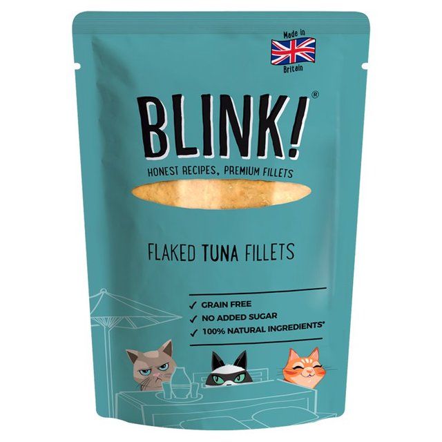 Blink Flaked Tuna Fillets Wet Cat Food Pouch   85g - McGrocer