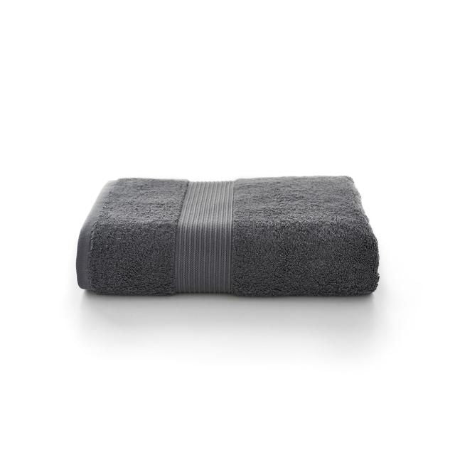 Bliss 100% Pima Cotton Bath Sheet Carbon - McGrocer