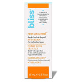 Bliss Rest Assured Eye Cream 15ml - McGrocer