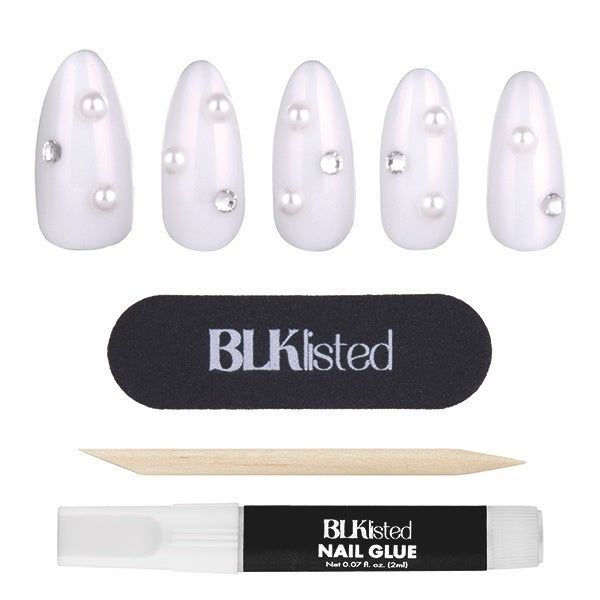 BLKListed Instant Acrylic Nails, Iced Out - McGrocer