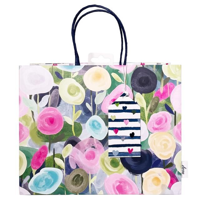 Blooming Blush Medium Gift Bag - McGrocer