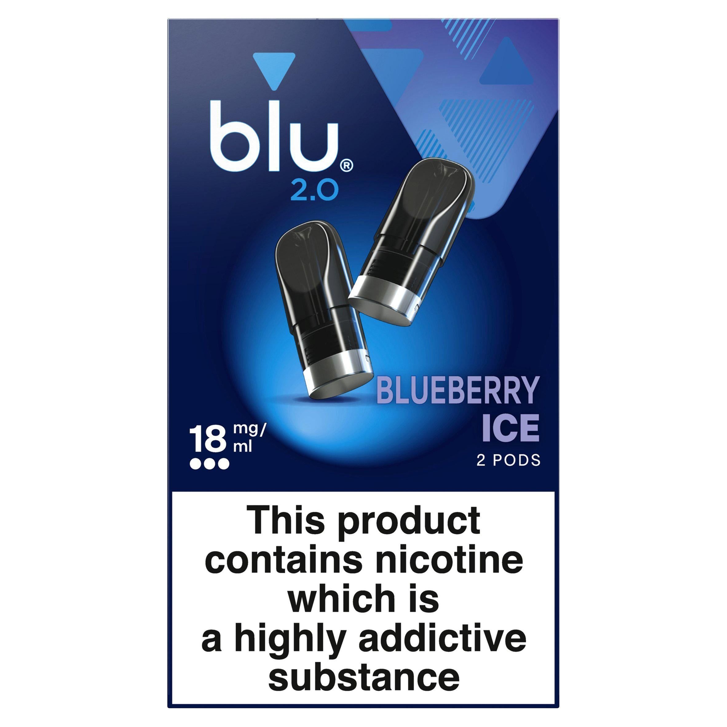 blu 2.0 Pods Blueberry Ice 18mg/ml - McGrocer