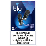 blu 2.0 Pods Blueberry Ice 18mg/ml - McGrocer