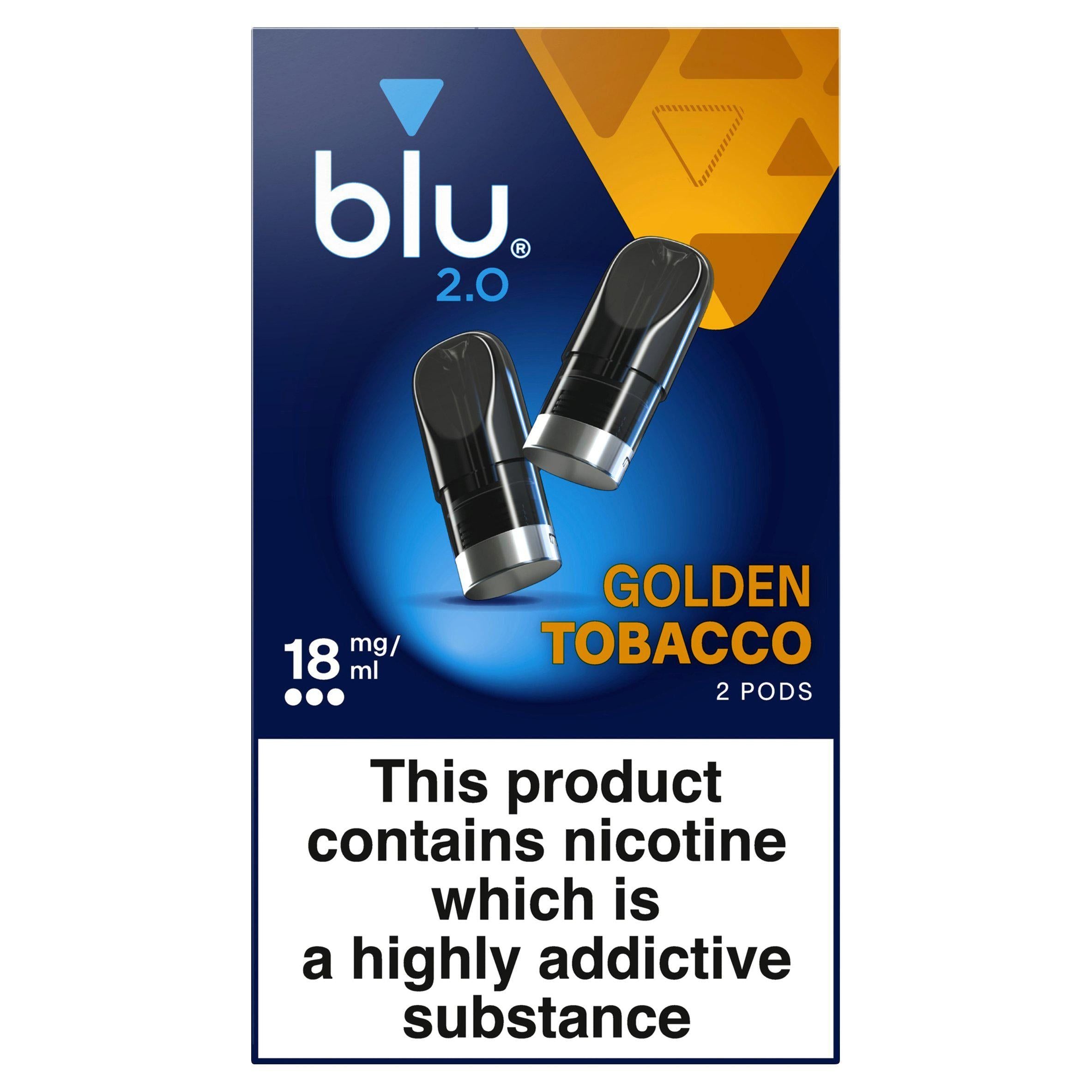 blu 2.0 Pods Golden Tobacco 18mg/ml - McGrocer