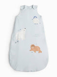 Blue Arctic Animal Print 2.5 Tog Sleeping Bag 6-12 months - McGrocer