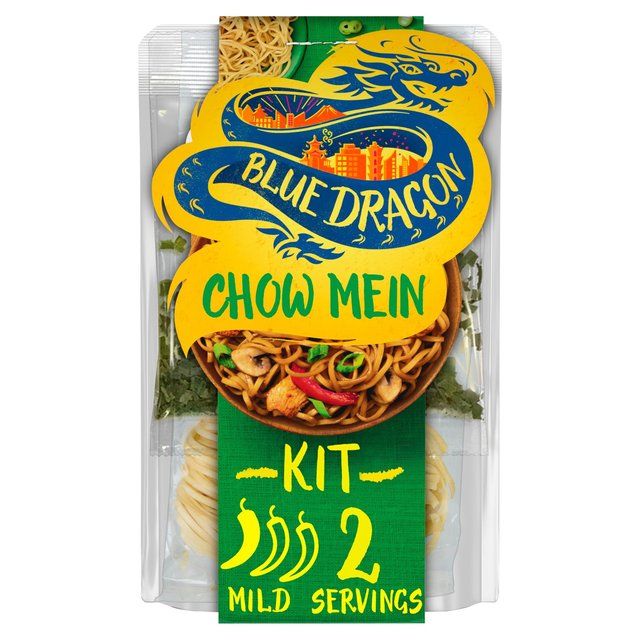 Blue Dragon Chow Mein Stir Fry Noodle Kit   160g - McGrocer