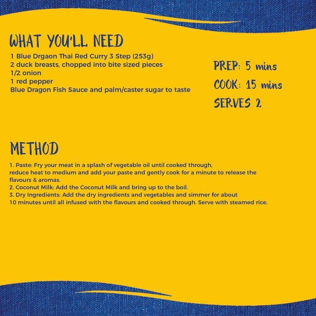 Blue Dragon Thai Red Curry Kit   253g - McGrocer