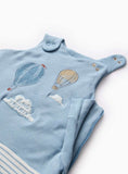 Blue Hot Air Balloon Design 2.5 Tog Sleeping Bag 0-6 Months - McGrocer