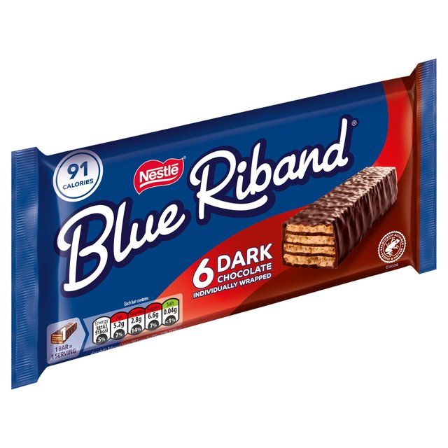 Blue Riband Dark Chocolate Biscuit Bars Multipack   6 x 17.5g - McGrocer