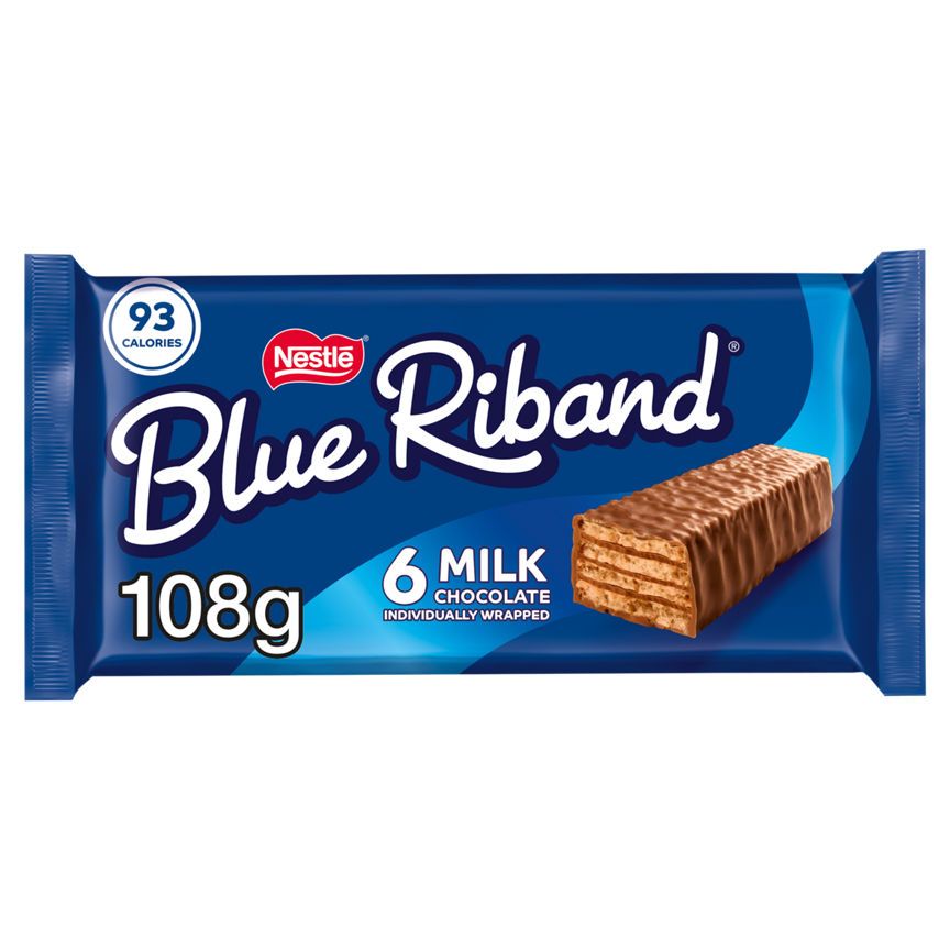 Blue Riband Milk Chocolate 6 x 18g (108g) - McGrocer